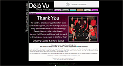 Desktop Screenshot of dejavudanceband.com